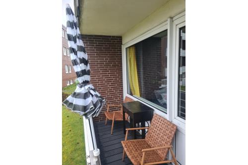 Borkum Ferienwohnung Abendsonne