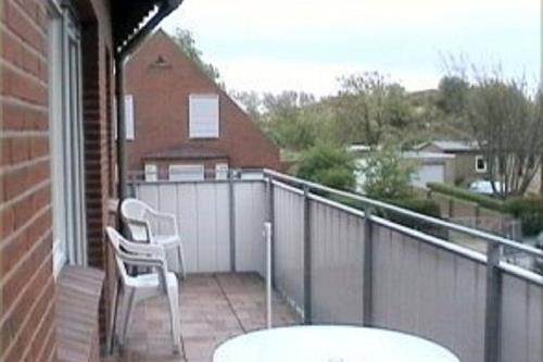 Borkum Ferienwohnung Silbermöwe - Balkon