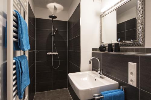 Borkum Ferienwohnung Anton am neuen Leuchtturm - Bad