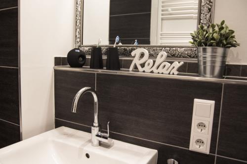 Borkum Ferienwohnung Anton am neuen Leuchtturm - Bad