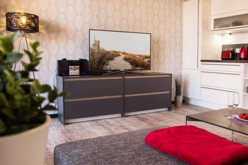 Borkum Ferienwohnung Anton am neuen Leuchtturm - Wohnbereich