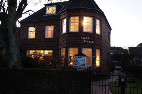 Borkum Ferienhaus Villa Elysée - Abendstimmung