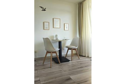 Borkum Ferienwohnung Morgensonne - Essbereich