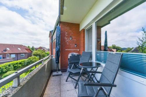 Borkum Ferienwohnung Solveig - Balkon
