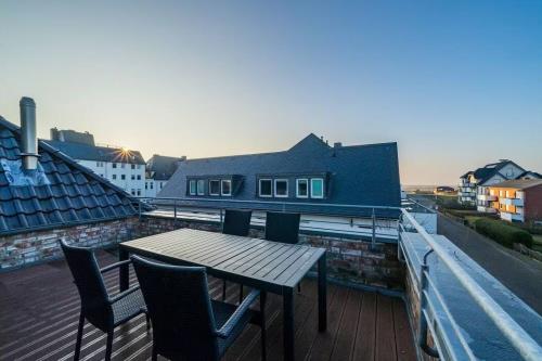 Borkum Ferienwohnung Strandjuwel - Dachterrasse