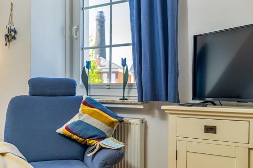 Borkum Ferienwohnung Trientje / Haus Leuchtturmkieker - Blick auf den Neuen Leuchtturm