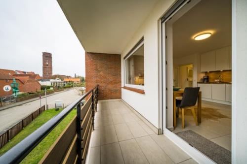 Borkum Ferienwohnung ZeiTraum - Balkon