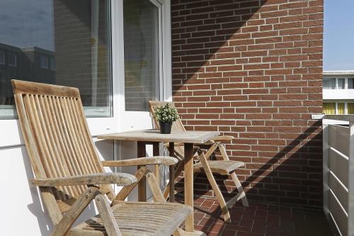 Borkum Ferienwohnung steife brise