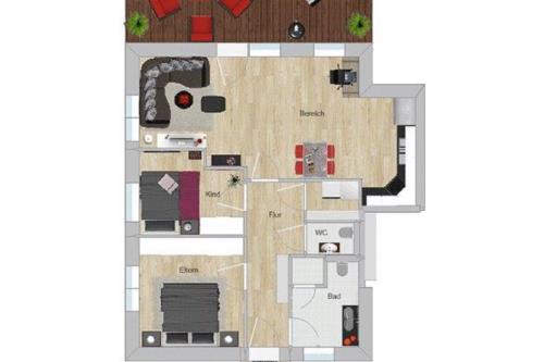 Borkum Villa Ariana - Ferienwohnung Viola